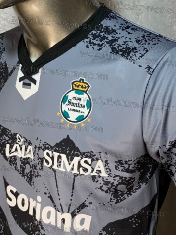 Uniforme Soccer Santos Laguna Tercero 2021-22 Gris