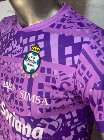 Uniforme Soccer Santos Laguna Tercero 2020-21 Morado