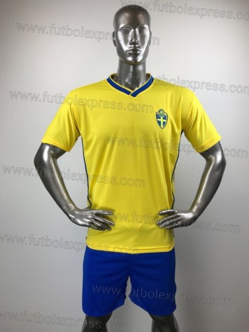 Uniforme Soccer Suecia Local 2018