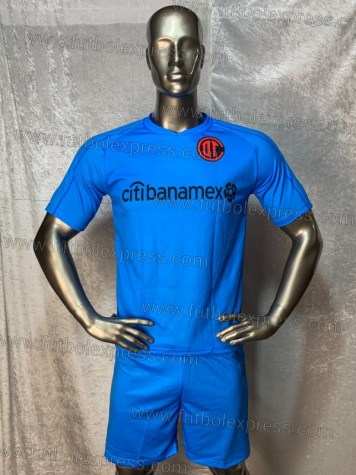 Uniforme Soccer Toluca Local 2017-18 Azul
