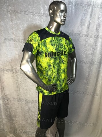 Uniforme Soccer Toluca Local 2020-21 Verde/Negro