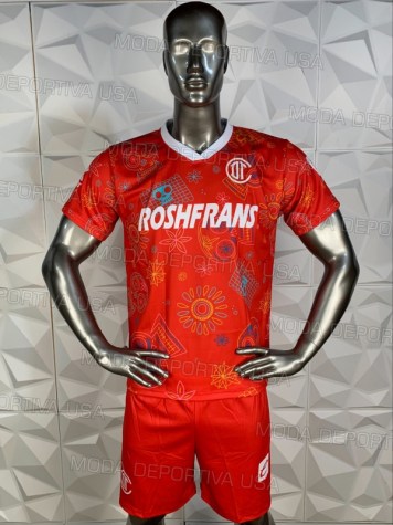 Uniforme Soccer Toluca Tercero 2022-23 Rojo