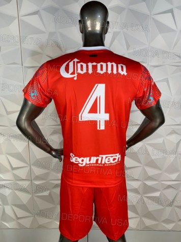 Uniforme Soccer Toluca Tercero 2022-23 Rojo