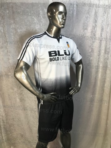 Uniforme Soccer Valencia Especial Blanco/Negro