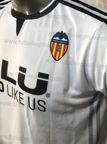Uniforme Soccer Valencia Especial Blanco/Negro