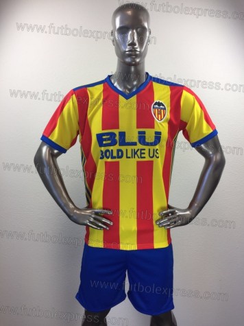 Uniforme Soccer Valencia Visita 2017-18
