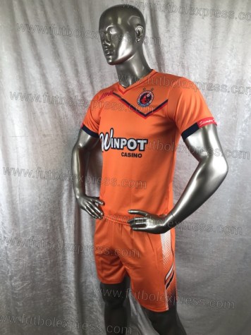 Uniforme Soccer Veracruz Visita 2018-19 Naranja