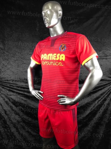 Uniforme Soccer Villarreal Visita 2017-18