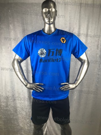 Uniforme Soccer Wolverhampton Local 2019-20 Azul