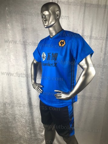 Uniforme Soccer Wolverhampton Local 2019-20 Azul