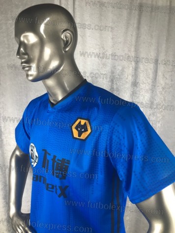 Uniforme Soccer Wolverhampton Local 2019-20 Azul